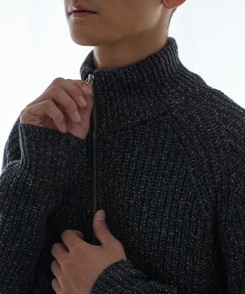 URBAN RESEARCH / アーバンリサーチ ニット・セーター | new basic シルクネップドライバーズニット | 詳細10
