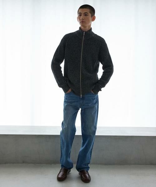 URBAN RESEARCH / アーバンリサーチ ニット・セーター | new basic シルクネップドライバーズニット | 詳細14