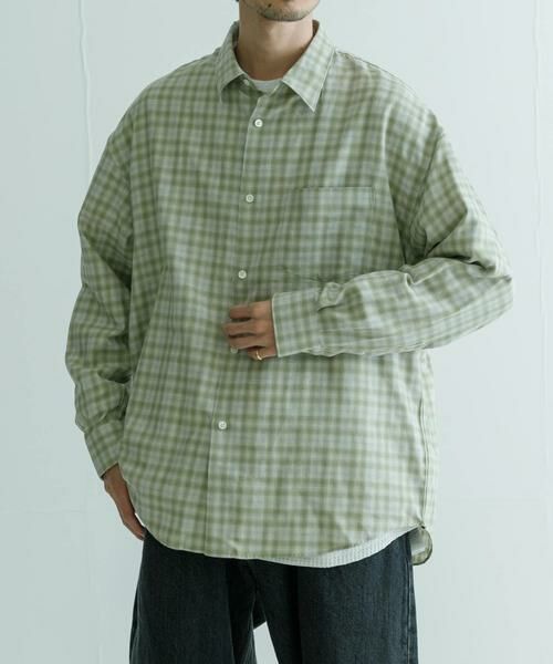 URBAN RESEARCH / アーバンリサーチ シャツ・ブラウス | new basic トーマスメイソンオーバーネルシャツ | 詳細1