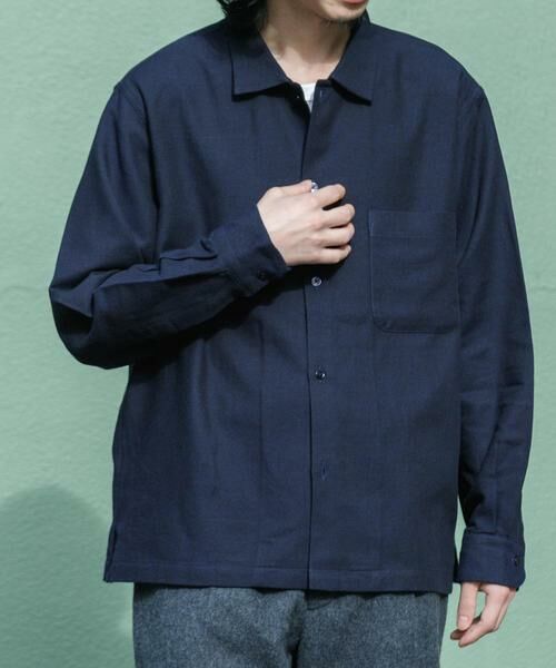 URBAN RESEARCH/アーバンリサーチ 『MADE IN JAPAN』 new basic C/W WASHER NEL SHIRTS ネイビー M URBAN RESEARCH/アーバンリサーチ 『MADE IN JAPAN』 new basic C/W WASHER NEL SHIRTS ネイビー M
