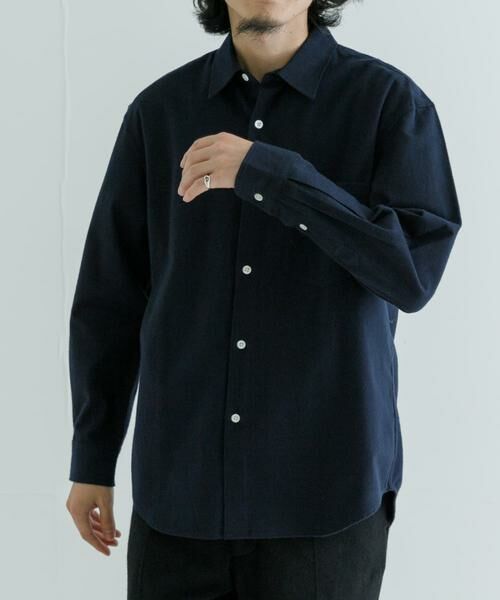 URBAN RESEARCH / アーバンリサーチ シャツ・ブラウス | 『UR TECH』『蓄熱』起毛レギュラーシャツ | 詳細1