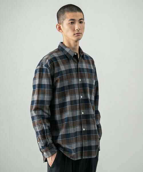 URBAN RESEARCH / アーバンリサーチ シャツ・ブラウス | 『UR TECH』『蓄熱』起毛レギュラーシャツ | 詳細11