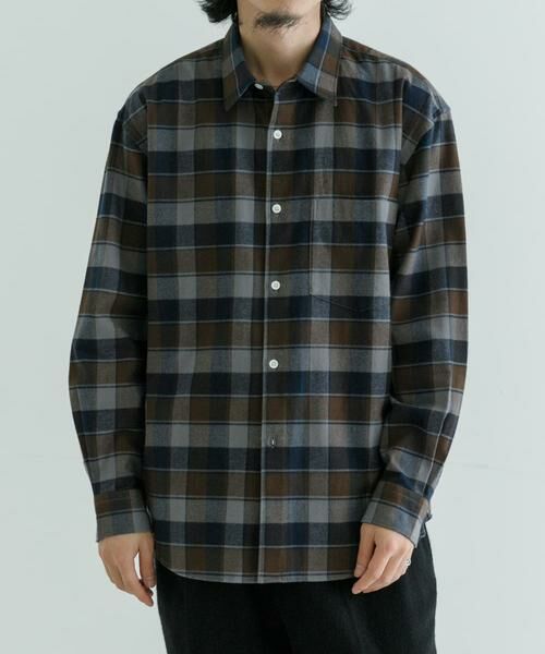 URBAN RESEARCH / アーバンリサーチ シャツ・ブラウス | 『UR TECH』『蓄熱』起毛レギュラーシャツ | 詳細15