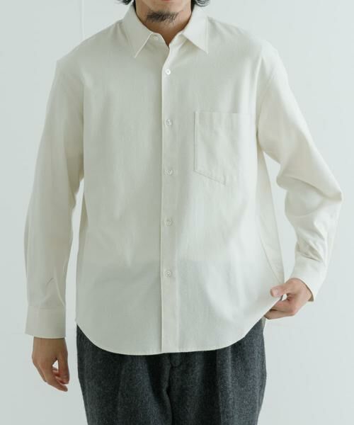 URBAN RESEARCH / アーバンリサーチ シャツ・ブラウス | 『UR TECH』『蓄熱』起毛レギュラーシャツ | 詳細30