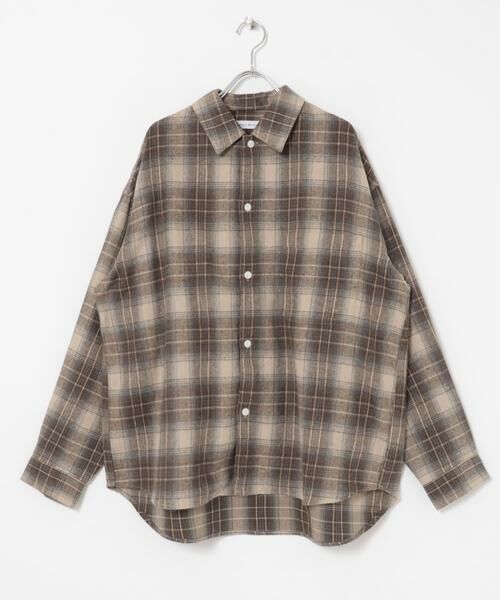 URBAN RESEARCH / アーバンリサーチ シャツ・ブラウス | オンブレーネルシャツ | 詳細7