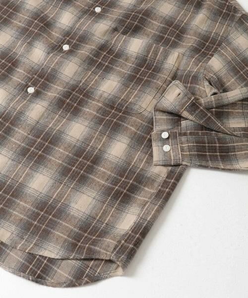 URBAN RESEARCH / アーバンリサーチ シャツ・ブラウス | オンブレーネルシャツ | 詳細8