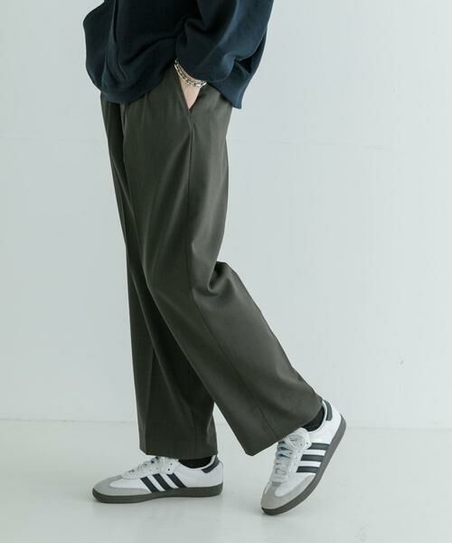 URBAN RESEARCH / アーバンリサーチ その他パンツ | new basic ウールポリエステルストレッチストレートスラックス | 詳細1