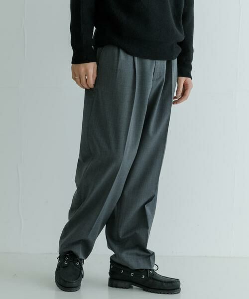 URBAN RESEARCH / アーバンリサーチ その他パンツ | new basic ウールポリエステルストレッチストレートスラックス | 詳細24