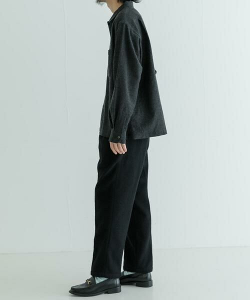 URBAN RESEARCH / アーバンリサーチ その他パンツ | 『MADE IN JAPAN』 new basic ウールフラノビーバーテーパードスラックス | 詳細30