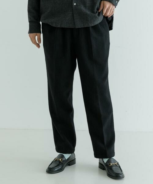 URBAN RESEARCH / アーバンリサーチ その他パンツ | 『MADE IN JAPAN』 new basic ウールフラノビーバーテーパードスラックス | 詳細23