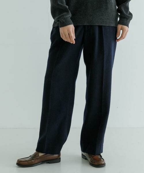 URBAN RESEARCH / アーバンリサーチ その他パンツ | 『MADE IN JAPAN』 new basic ウールフラノビーバーワイドスラックス | 詳細10