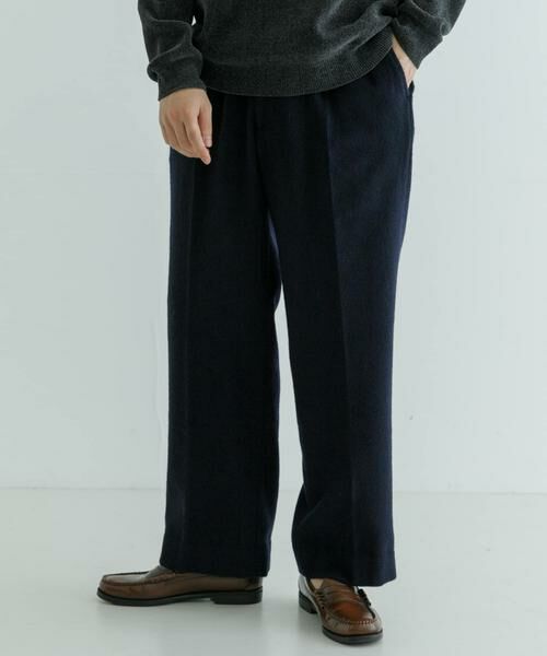 URBAN RESEARCH / アーバンリサーチ その他パンツ | 『MADE IN JAPAN』 new basic ウールフラノビーバーワイドスラックス | 詳細11