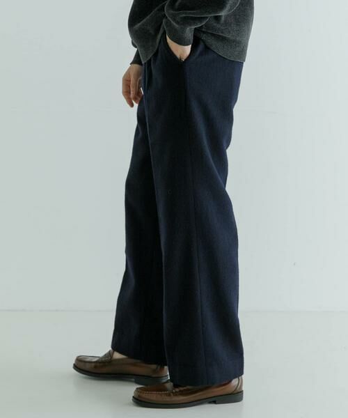 URBAN RESEARCH / アーバンリサーチ その他パンツ | 『MADE IN JAPAN』 new basic ウールフラノビーバーワイドスラックス | 詳細12