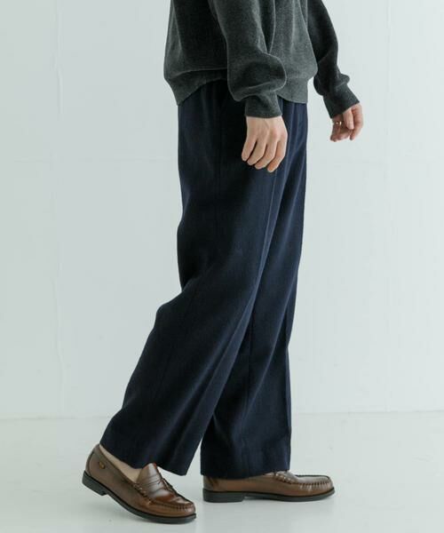 URBAN RESEARCH / アーバンリサーチ その他パンツ | 『MADE IN JAPAN』 new basic ウールフラノビーバーワイドスラックス | 詳細14