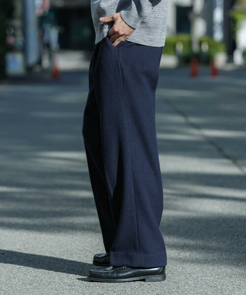URBAN RESEARCH / アーバンリサーチ その他パンツ | 『MADE IN JAPAN』 new basic ウールフラノビーバーワイドスラックス | 詳細4
