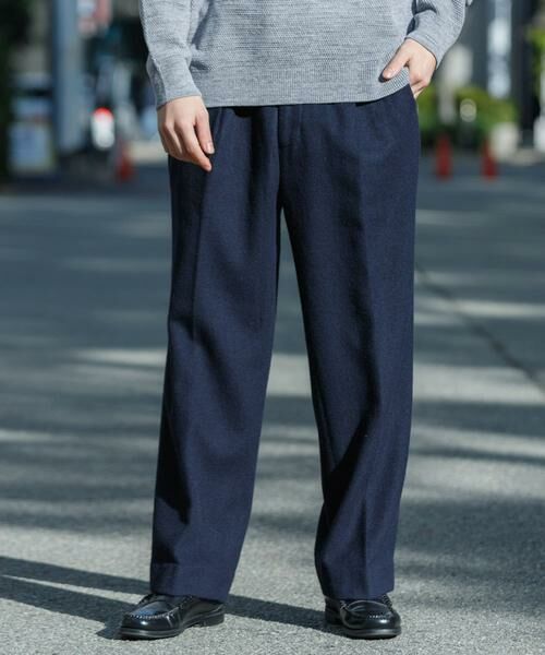 URBAN RESEARCH / アーバンリサーチ その他パンツ | 『MADE IN JAPAN』 new basic ウールフラノビーバーワイドスラックス | 詳細5