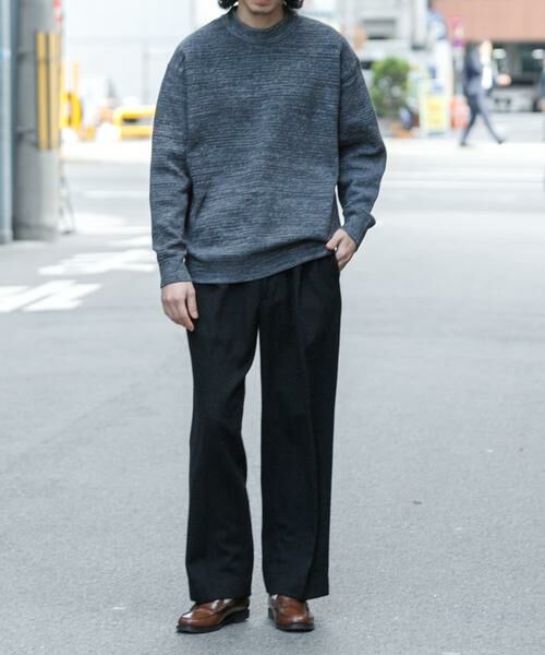 URBAN RESEARCH / アーバンリサーチ その他パンツ | 『MADE IN JAPAN』 new basic ウールフラノビーバーワイドスラックス | 詳細29