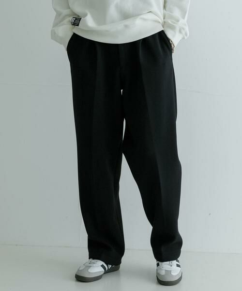 URBAN RESEARCH / アーバンリサーチ その他パンツ | 『UR TECH』『蓄熱』フリースタックストレートイージースラックス | 詳細10
