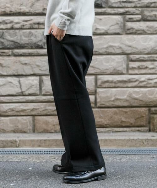 URBAN RESEARCH / アーバンリサーチ その他パンツ | 『UR TECH』『蓄熱』フリースタックストレートイージースラックス | 詳細2