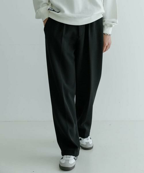 URBAN RESEARCH / アーバンリサーチ その他パンツ | 『UR TECH』『蓄熱』フリースタックストレートイージースラックス | 詳細8
