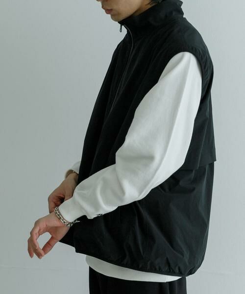 URBAN RESEARCH / アーバンリサーチ その他アウター | 『撥水』『リバーシブル』new basic REVERSIBLE MIL STAND VEST | 詳細2