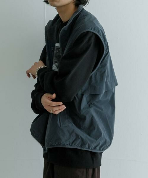 URBAN RESEARCH / アーバンリサーチ その他アウター | 『撥水』『リバーシブル』new basic REVERSIBLE MIL STAND VEST | 詳細11