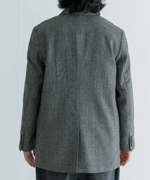 URBAN RESEARCH / アーバンリサーチ その他アウター | 『セットアップ対応』new basic ヘリンボーンセミダブルジャケット | 詳細11