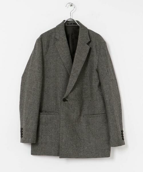 URBAN RESEARCH / アーバンリサーチ その他アウター | 『セットアップ対応』new basic ヘリンボーンセミダブルジャケット | 詳細12