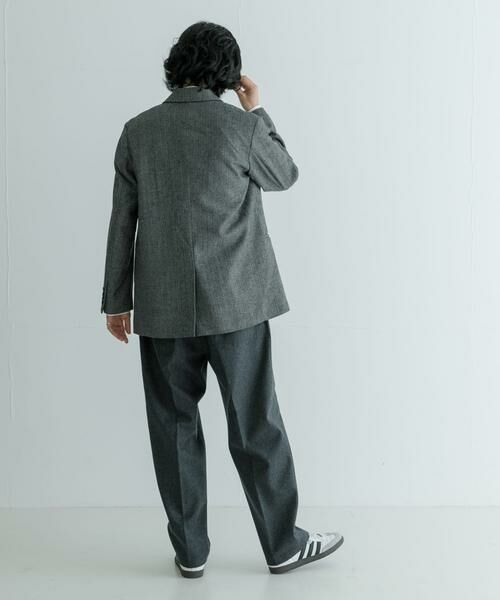 URBAN RESEARCH / アーバンリサーチ その他アウター | 『セットアップ対応』new basic ヘリンボーンセミダブルジャケット | 詳細7