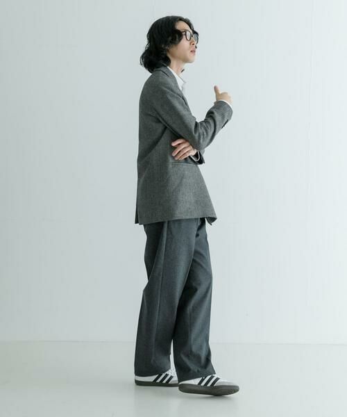 URBAN RESEARCH / アーバンリサーチ その他アウター | 『セットアップ対応』new basic ヘリンボーンセミダブルジャケット | 詳細8