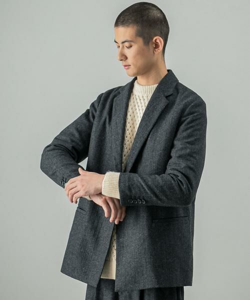 URBAN RESEARCH / アーバンリサーチ その他アウター | 『セットアップ対応』new basic ヘリンボーンセミダブルジャケット | 詳細16