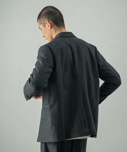 URBAN RESEARCH / アーバンリサーチ その他アウター | 『セットアップ対応』new basic ヘリンボーンセミダブルジャケット | 詳細17