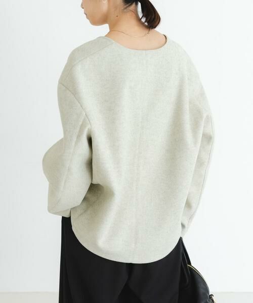 URBAN RESEARCH / アーバンリサーチ Tシャツ | ウールライクVネックトップス | 詳細3