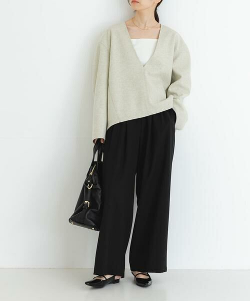 URBAN RESEARCH / アーバンリサーチ Tシャツ | ウールライクVネックトップス | 詳細5