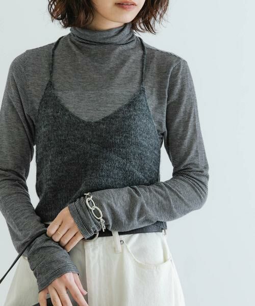 URBAN RESEARCH / アーバンリサーチ キャミソール・チューブトップ | ヘアリーニットビスチェ | 詳細10