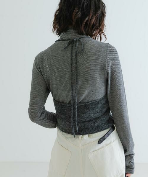 URBAN RESEARCH / アーバンリサーチ キャミソール・チューブトップ | ヘアリーニットビスチェ | 詳細12
