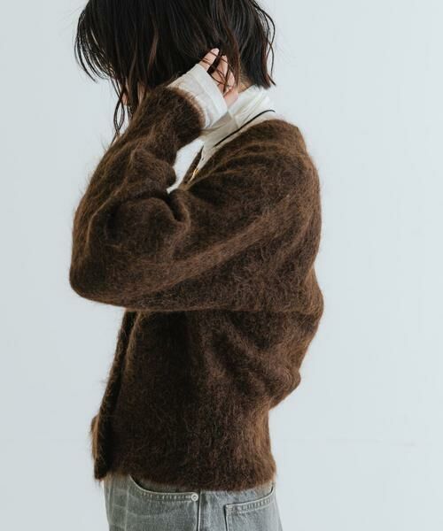 URBAN RESEARCH / アーバンリサーチ カーディガン・ボレロ | アルパカシャギーダブルカーディガン | 詳細2