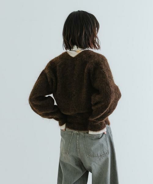 URBAN RESEARCH / アーバンリサーチ カーディガン・ボレロ | アルパカシャギーダブルカーディガン | 詳細4