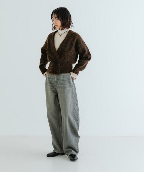 URBAN RESEARCH / アーバンリサーチ カーディガン・ボレロ | アルパカシャギーダブルカーディガン | 詳細6