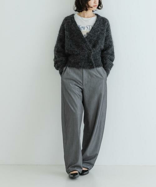 URBAN RESEARCH / アーバンリサーチ カーディガン・ボレロ | アルパカシャギーダブルカーディガン | 詳細19