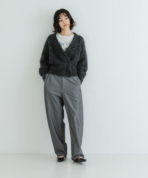 URBAN RESEARCH / アーバンリサーチ カーディガン・ボレロ | アルパカシャギーダブルカーディガン | 詳細20