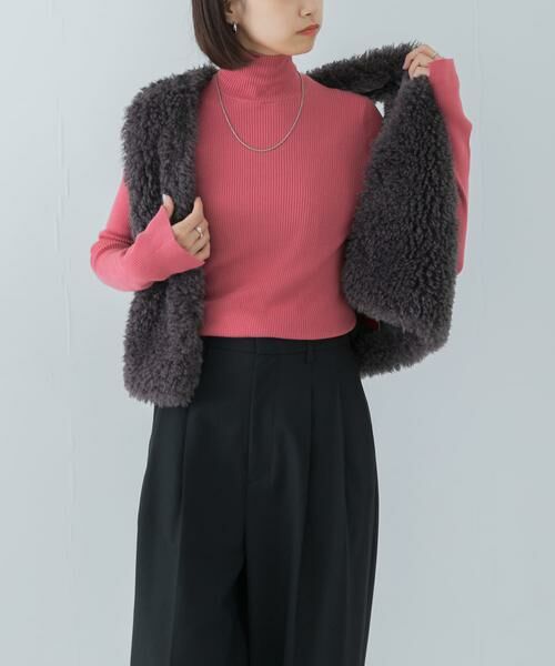 URBAN RESEARCH / アーバンリサーチ ニット・セーター | 『一部WEB限定カラー』『UR TECH』ハイネックリブニット | 詳細5