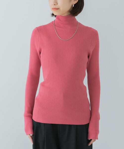 URBAN RESEARCH / アーバンリサーチ ニット・セーター | 『一部WEB限定カラー』『UR TECH』ハイネックリブニット | 詳細8