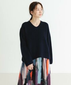 URBAN RESEARCH / アーバンリサーチ ニット・セーター | HAMILTON WOOL 畦Vネックニット