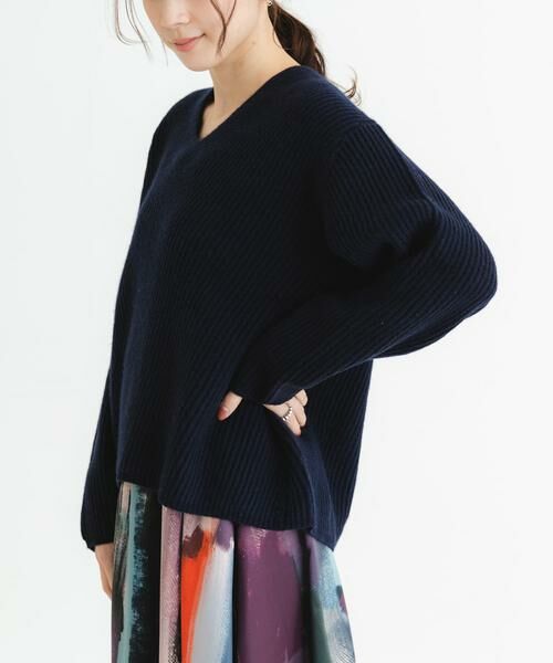 URBAN RESEARCH / アーバンリサーチ ニット・セーター | HAMILTON WOOL 畦Vネックニット | 詳細2