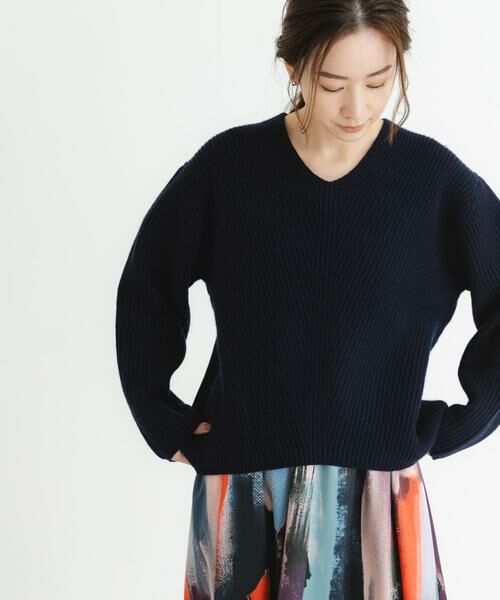 URBAN RESEARCH / アーバンリサーチ ニット・セーター | HAMILTON WOOL 畦Vネックニット | 詳細4