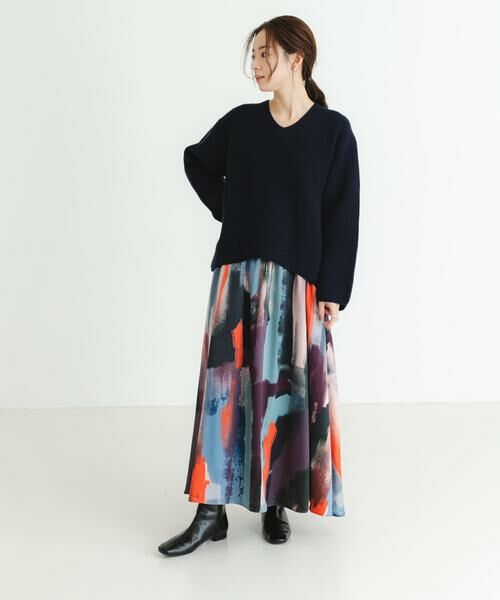 URBAN RESEARCH / アーバンリサーチ ニット・セーター | HAMILTON WOOL 畦Vネックニット | 詳細7