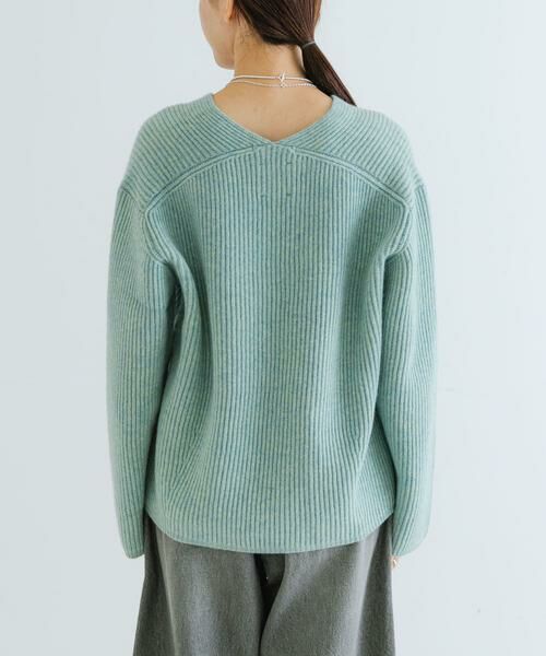 URBAN RESEARCH / アーバンリサーチ ニット・セーター | HAMILTON WOOL 畦Vネックニット | 詳細23