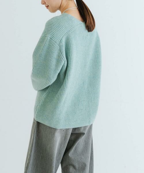 URBAN RESEARCH / アーバンリサーチ ニット・セーター | HAMILTON WOOL 畦Vネックニット | 詳細16
