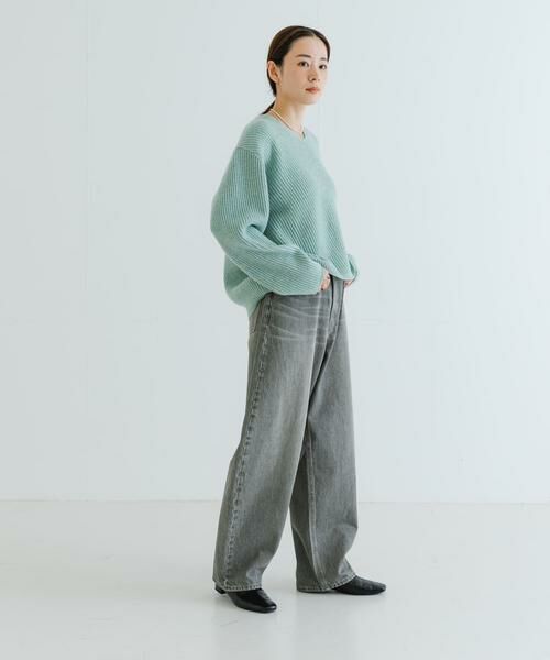 URBAN RESEARCH / アーバンリサーチ ニット・セーター | HAMILTON WOOL 畦Vネックニット | 詳細20